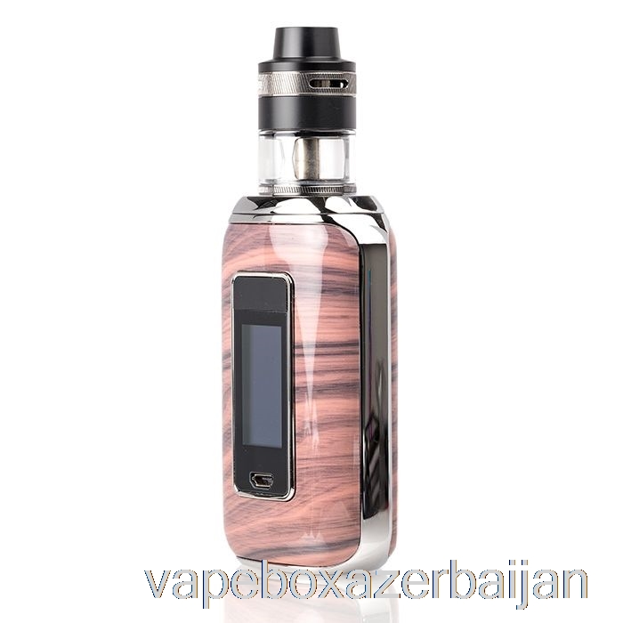 Vape Box Azerbaijan Aspire Skystar Revvo 210W Touch Screen Starter Kit Wood Grain